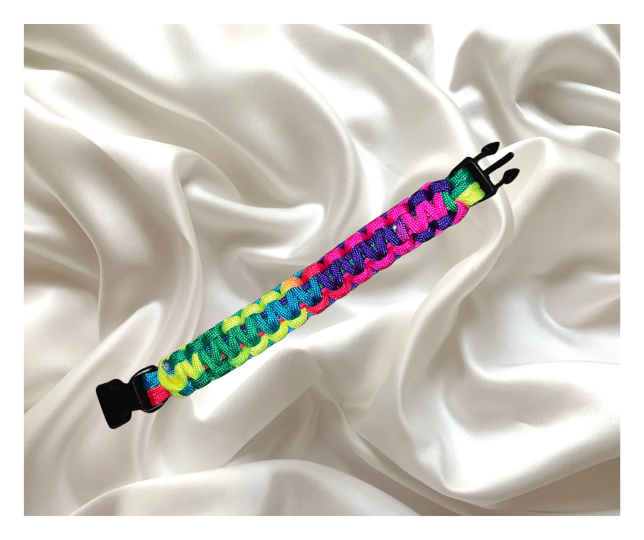 Rainbow Paracord Bracelet