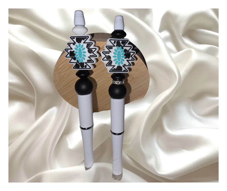 Western Aztec Beaded Pen